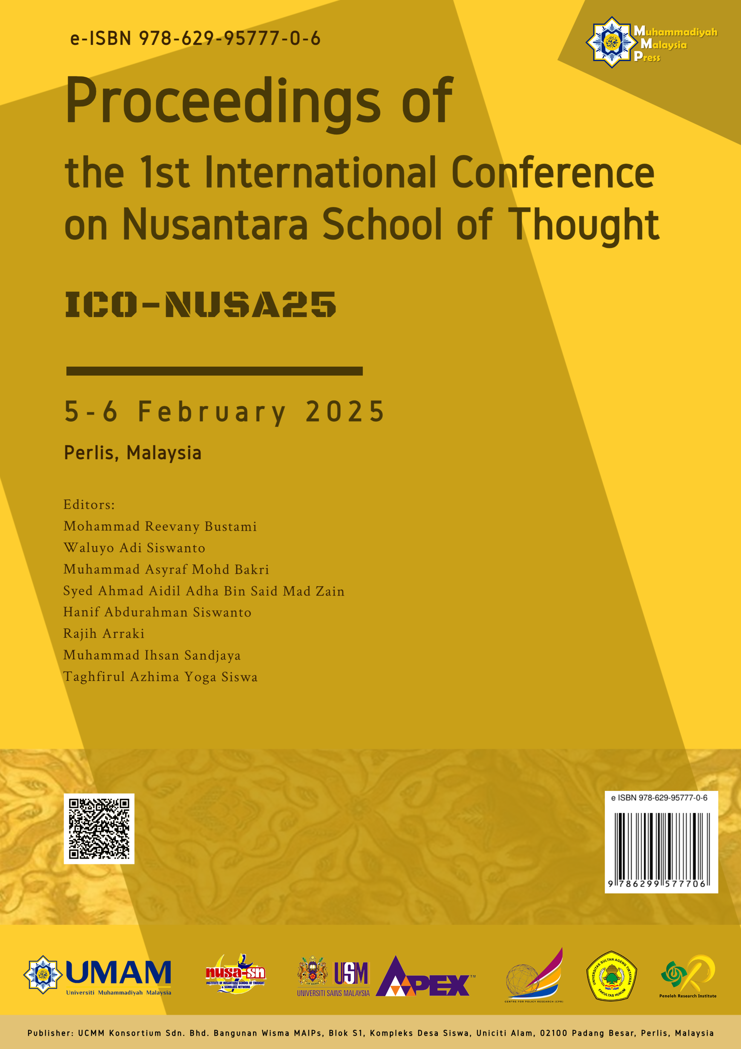 Proceedings of the First International Conference on Nusantara School of Thought (ICO-NUSA25)